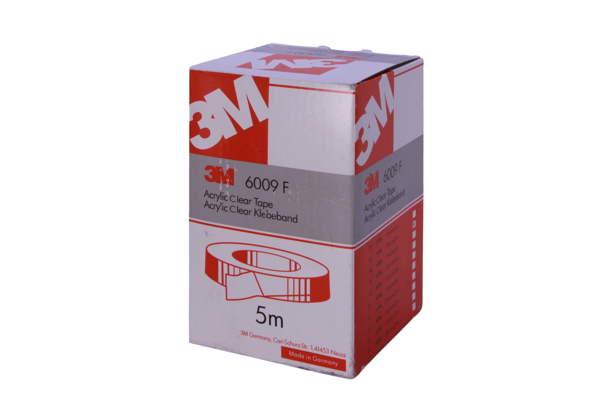 Скотч двухсторонний 3M 6009 F 8мм x 5м в интернет-магазине АвтоЭлектрика